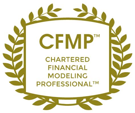 Chartered Financial Modeling Professional (CFMP™).